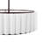 24" 5-Light Pleated Drum Chandelier-1404054220