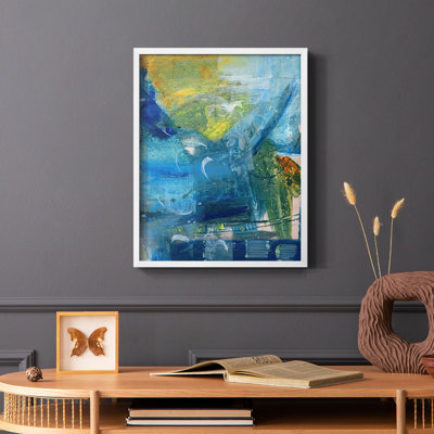 «Spring Winds IV», reproduction encadrée - bois massif