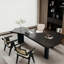 Bureau en bois massif noir Free Form-206990119-206990117