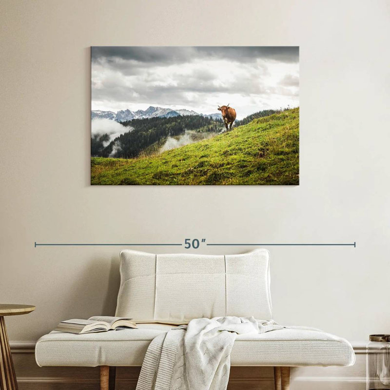 Alvord Lone Mountain Cow, 26" H x 39" W