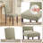 Upholstered Parsons Dining Chairs, Linen Side Chair-165713900