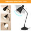 Lampe de bureau 22 "à interrupteur tactile doré noir avec port USB-1960382496