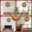 horloge de cirque Carnaval design vibrant