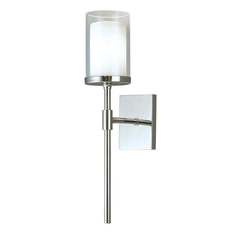 Applique murale 1 lumière Kimberly 16,75 po de hauteur - Chrome