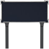 New Yorker 2-Line Lawn Address Sign