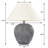 Handmade Ceramic Table Lamp with Linen Lampshade-1124528273-1114663976