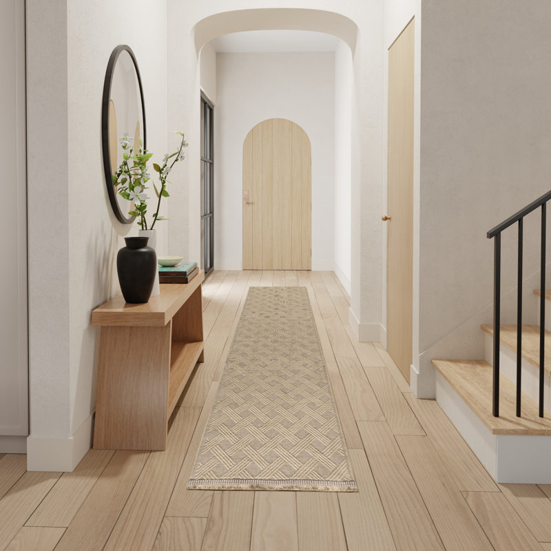 Marlow Washable Geometric Indoor Rug, Runner 2'3 x 7'6