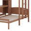 Lit superposé simple au-dessus de simple au-dessus de simple avec 2 lampes de lecture, 3 lits en 1 avec bureau et tablettes de rangement, tête de lit, pied de lit-1528214828