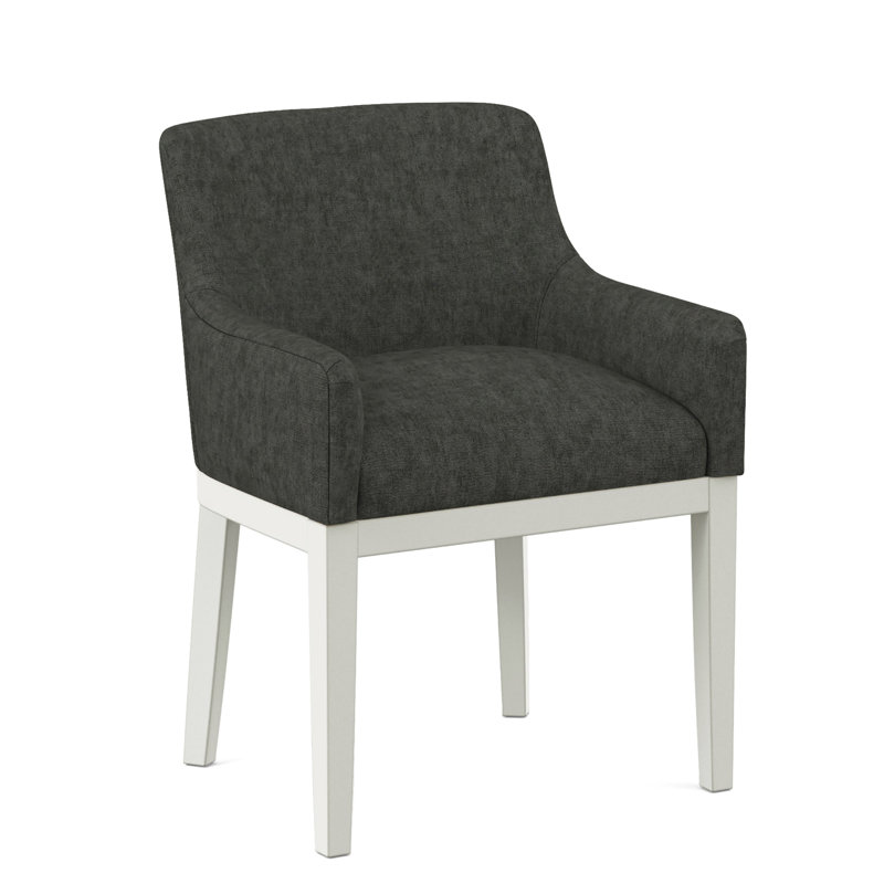Upholstered Arm Chair, Applause Bravo, White