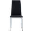 Élégante chaise avec grille en noir - pieds galvanisés, structure en métal, éponge de salle à manger élégante avec structure