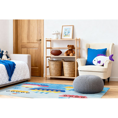 Trym Rectangle Machine Woven Polyester Rug