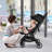 Gymax Foldable 4 Wheel Multi-Child Stroller with Storage-66369387