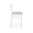 Egisto Upholstered Counter Stool with Solid Wood Frame
