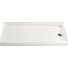 Groove 60" x 32" Acrylic Shower Base with Right-Hand Drain in White