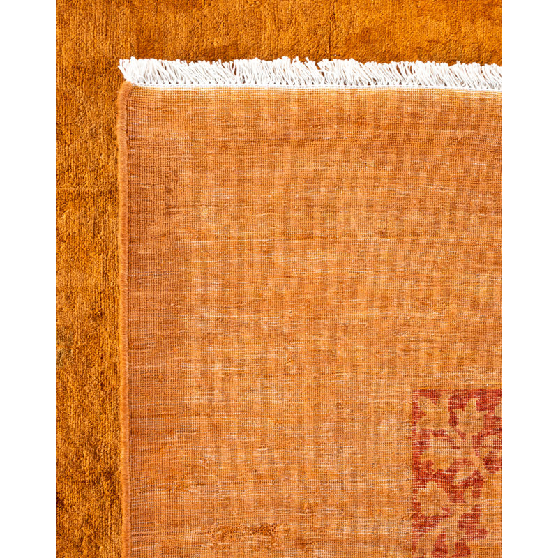 One-of-a-Kind 16' 0" X 12' 4" 2000s Wool Area Rug in Yellow