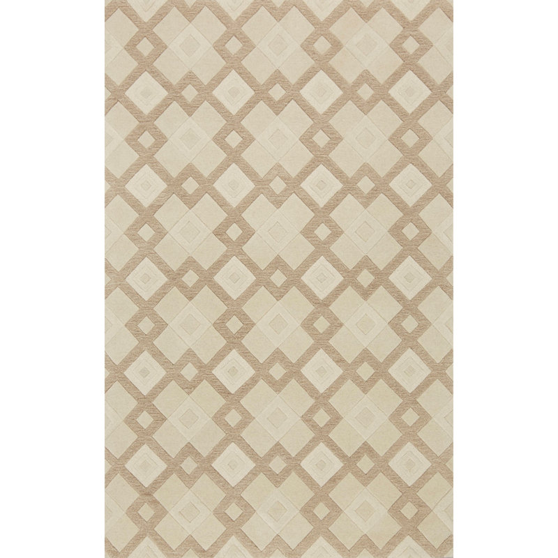 Eternity Hand Tufted Wool Geometric Indoor Rug, Runner 2'3" x 7'6"