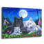 «Howling Moon» par Bridget Voth, art mural en verre acrylique-2147341896