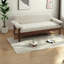 Canapés confortables et modernes en polyester beige de style scandinave pour les petits espaces