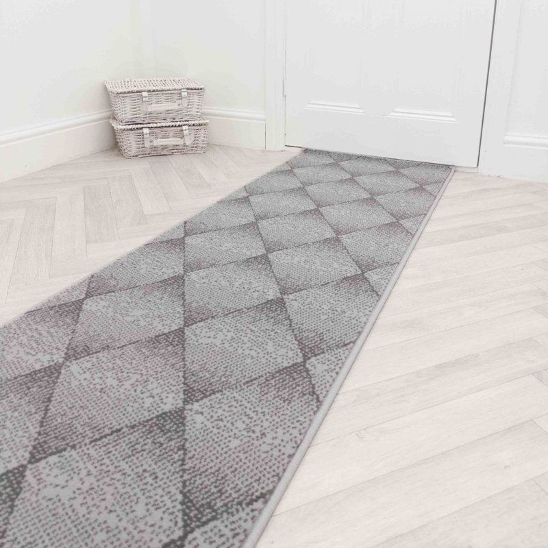 Runner Geometric Shapes Area Rug, Runner 60 x 330 cm