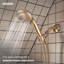 Robinet de baignoire et douche avec pomme de douche à main Beric, valve incluse-91948351