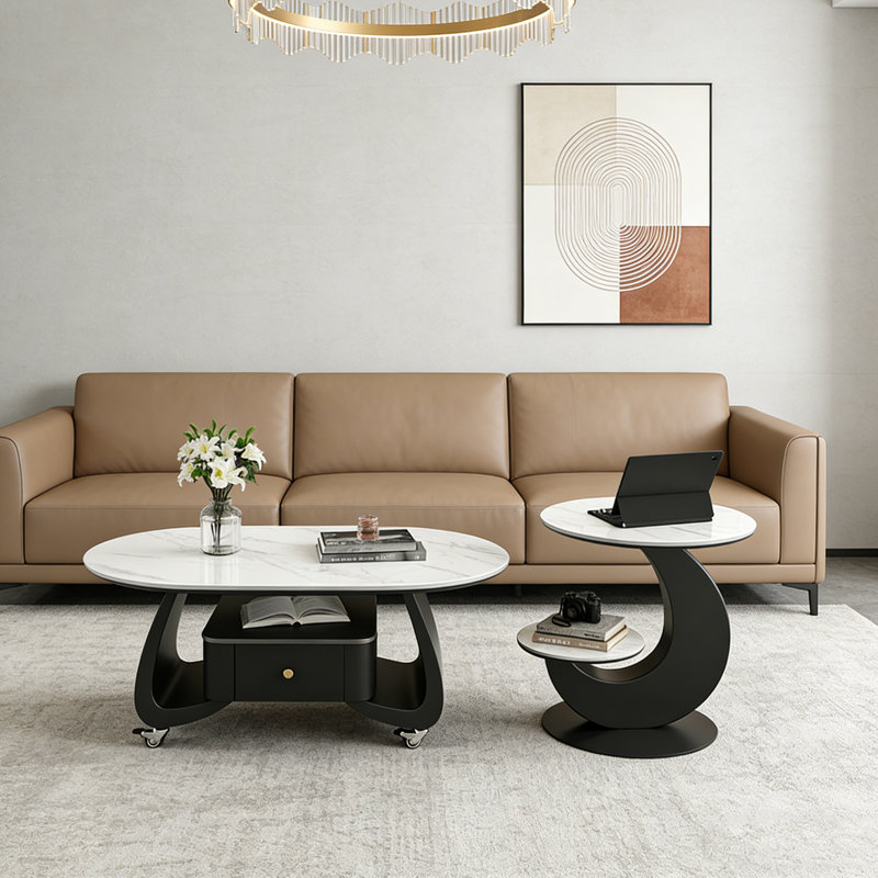 Fralick, H 17,71 po x L 39,37 po x l 19,68 po, Noir