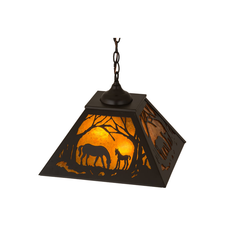 Rustic Lodge 2 - Light Pendant, Timeless Bronze, 43" H x 22.5" W x 22.5" D