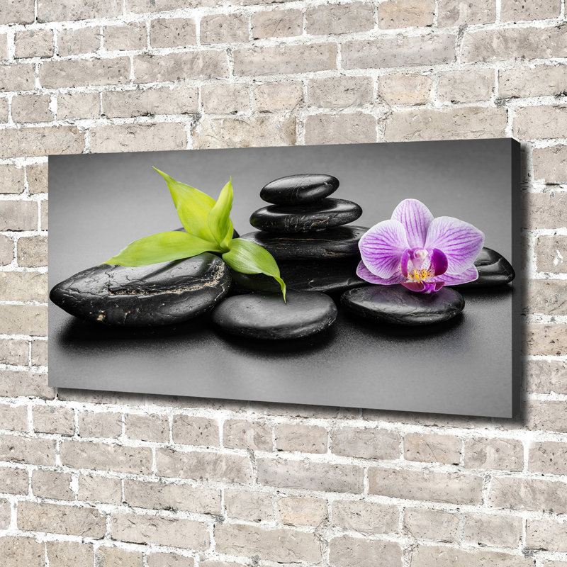 Zen Stones - Wrapped Canvas Print