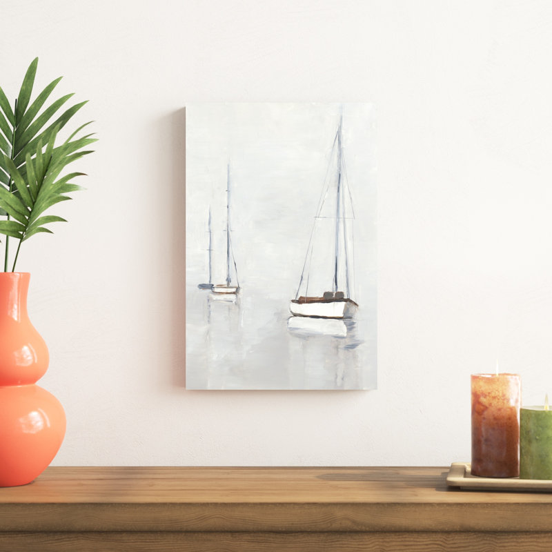 Foggy Harbor I, H 18 po x l 12 po x P 1,25 po