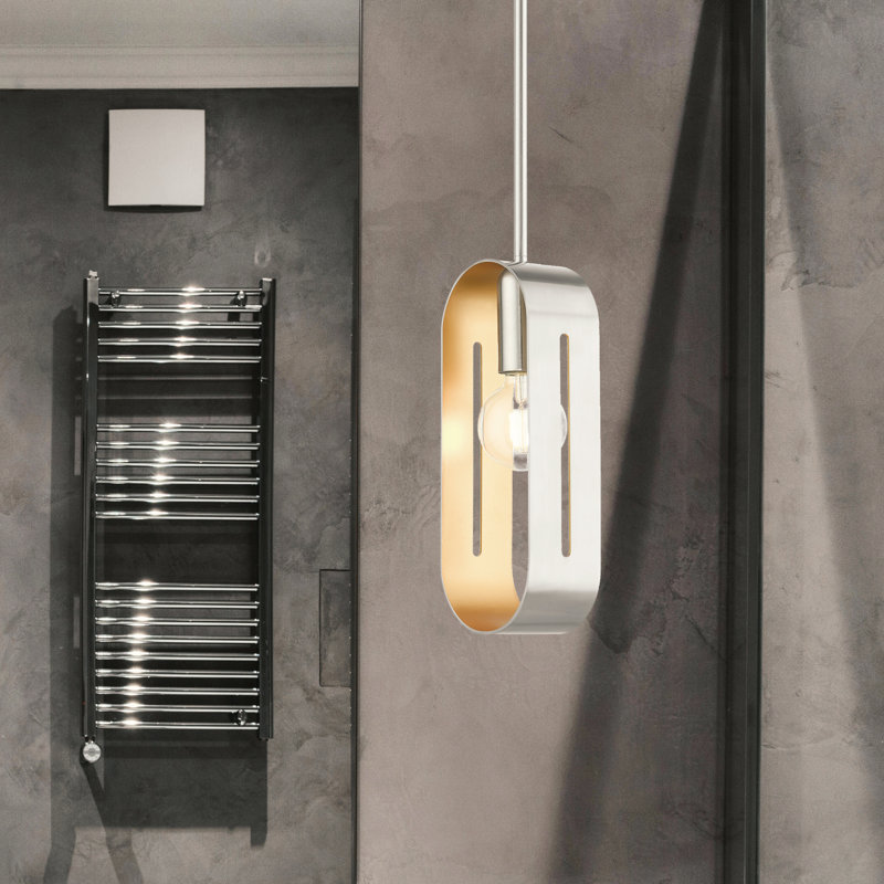 Ahmadou 1 - Light Single Pendant, Brushed Nickel