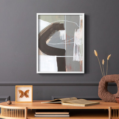 «Arching Neutrals IV», reproduction encadrée - bois massif