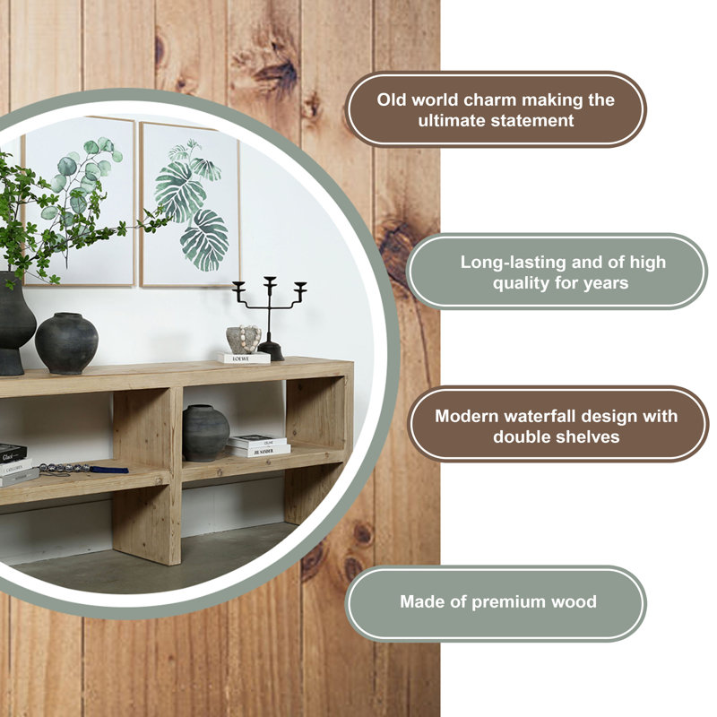 19.3'' W Solid Wood Console Table