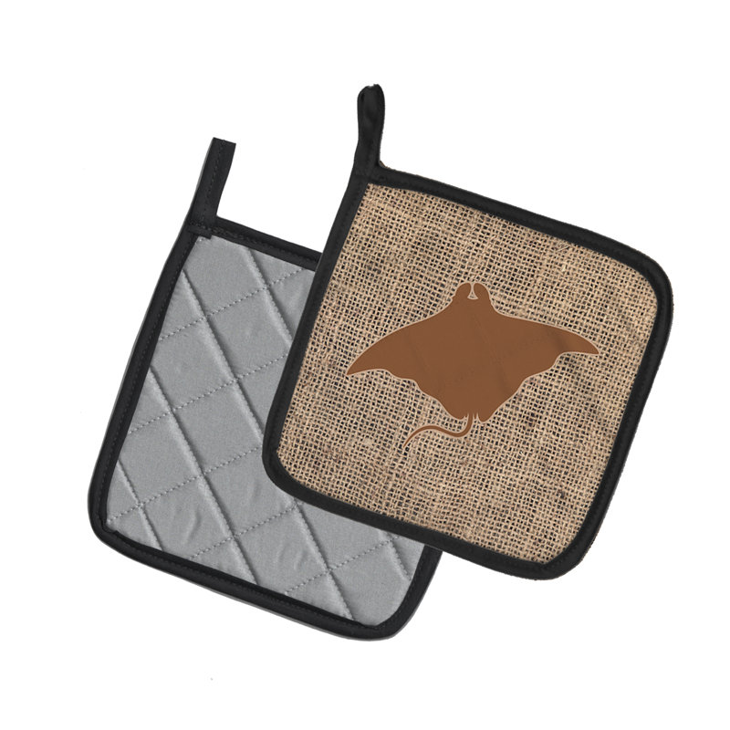 Cuisinier poignée caroline trésors Manta Ray, Brun