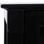 Buffet, armoire de rangement pour la cuisine, armoire d'appoint à double porte vitrée avec tablettes réglables