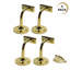 Handrail Bracket Brass Heavy Duty Bracket For Stair Railing Handrail Wall Mount With Screws 4 Pack