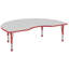 Table d'activité 48 "x 72" avec moulures en T et pieds réglables-39310980-99078003