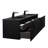 Alma 71" Chrome Bathroom black Sink