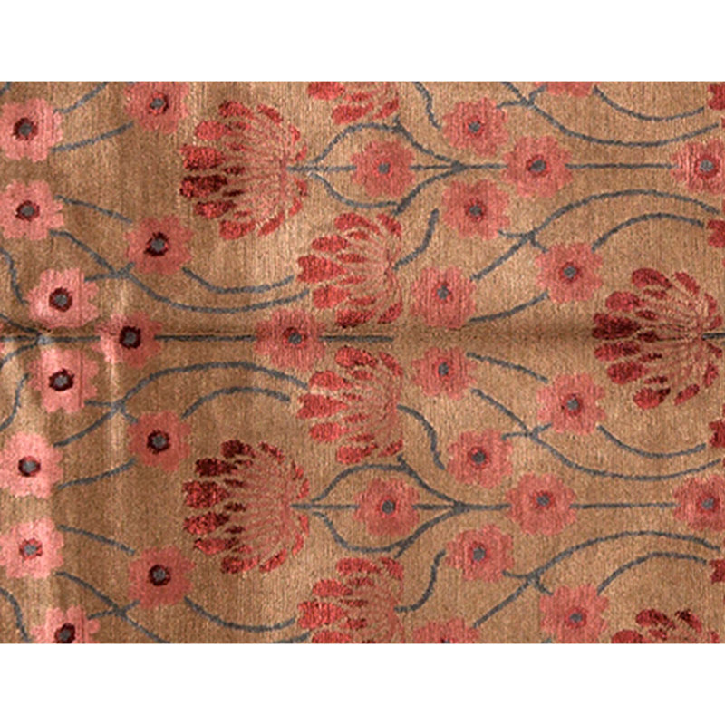 High-Quality Hand-Knotted Camel Area Rug