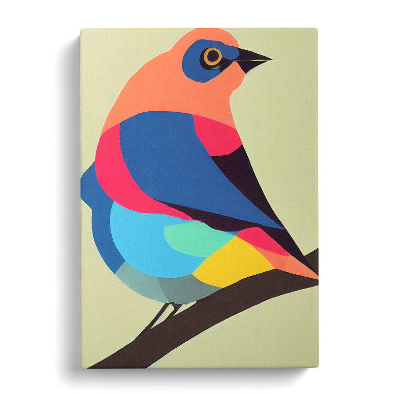 Bird Avant Garde - Wrapped Canvas, 50cm H x 35cm W x 3cm D