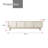 78.7"W Modern Storage TV Stand Beige Style Sideboard