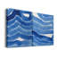Toile tendue bleue «Wiggles» - prêt à accrocher-108955884