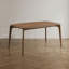 Table de salle à manger rectangulaire en bois-126595336-126595337
