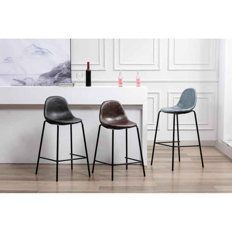 Tabouret Darby, Tabouret de comptoir (siège d’une hauteur de 24, Brun