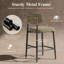 Yes Upholstered Bar Stool with Iron Frame-1039370970
