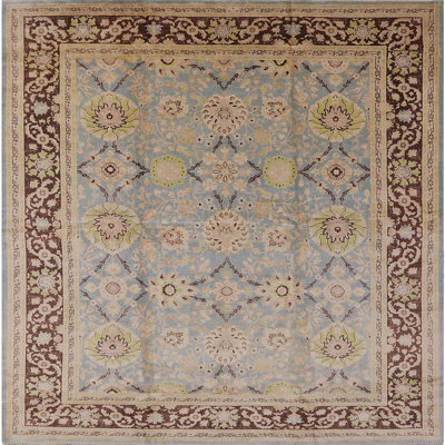 Tapis brun / bleu Cordeline