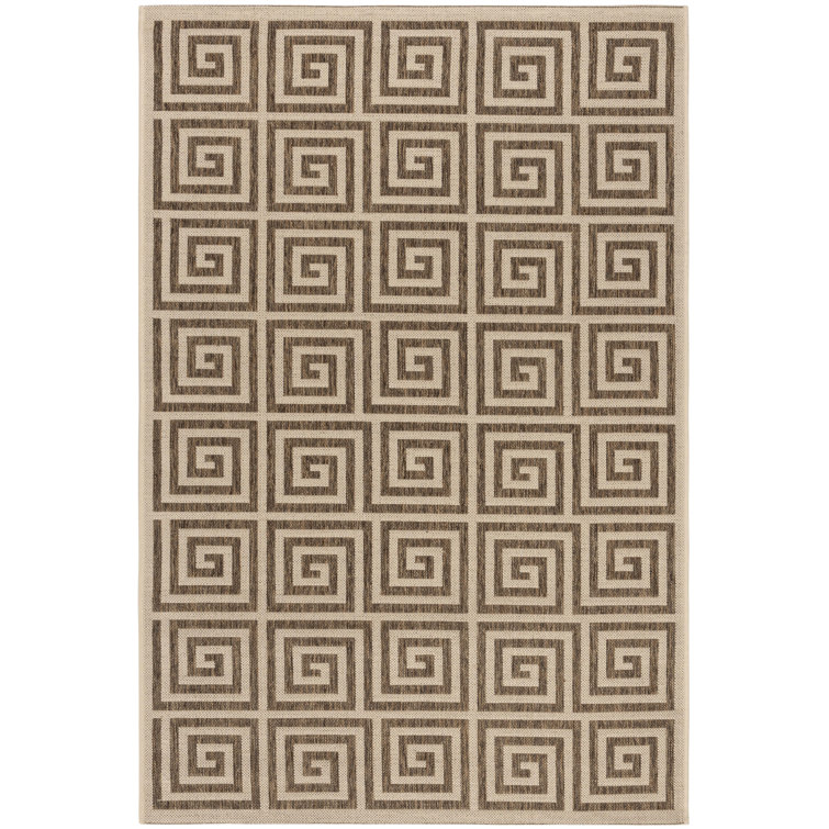 Carovella Performance Geometric Indoor/Outdoor Area Rug