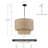 Lannister 4-Light Dimmable Drum Chandelier