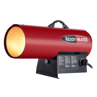 Reddy Heater Propane Forced Air Heater, 125,000 BTU, Outdoor/Indoor - RFG125V