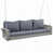 Coussin gris / cadre gris