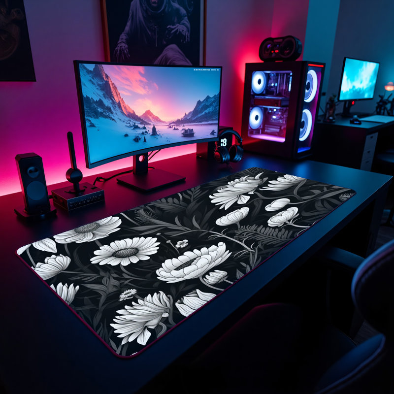 Polyester Desk Pad, 31.5x15.5