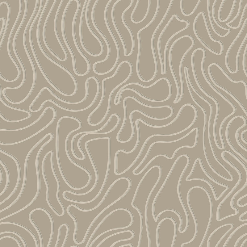 Aire - Taupe Wallpaper by Sabrina Yvonne